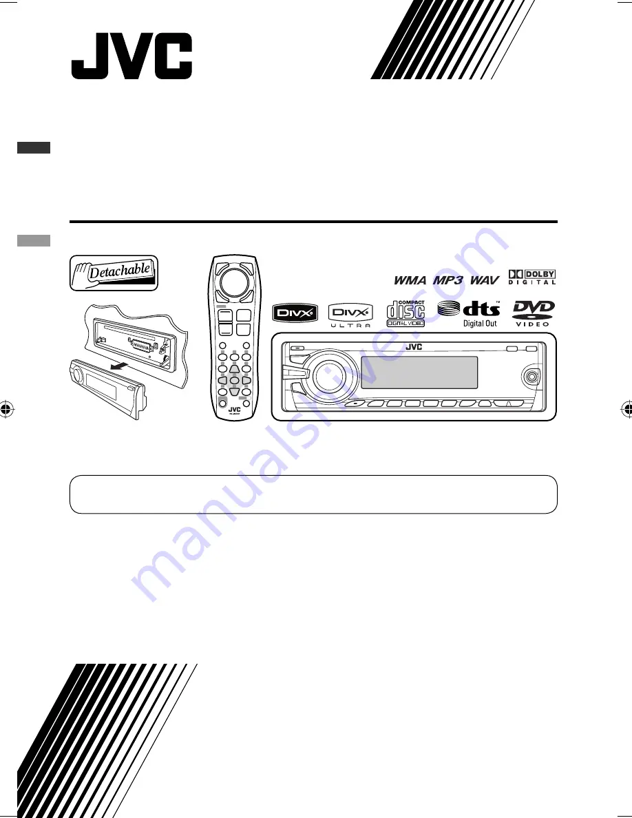 JVC KD-DV6404 Скачать руководство пользователя страница 1