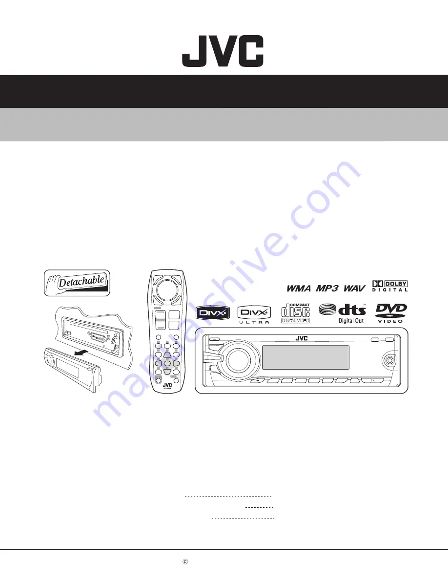 JVC KD-DV6404UI Скачать руководство пользователя страница 1