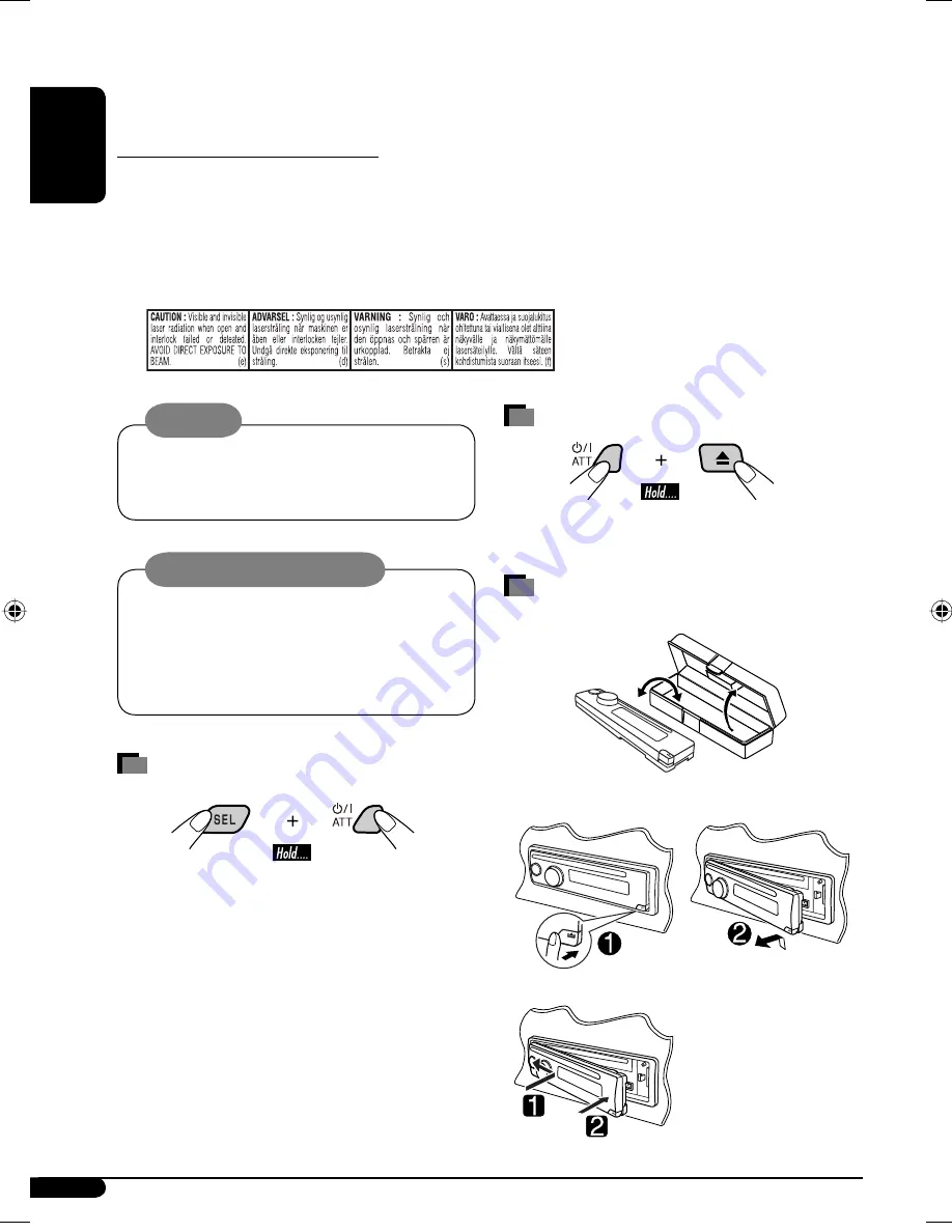 JVC KD-G425 Instructions Manual Download Page 2