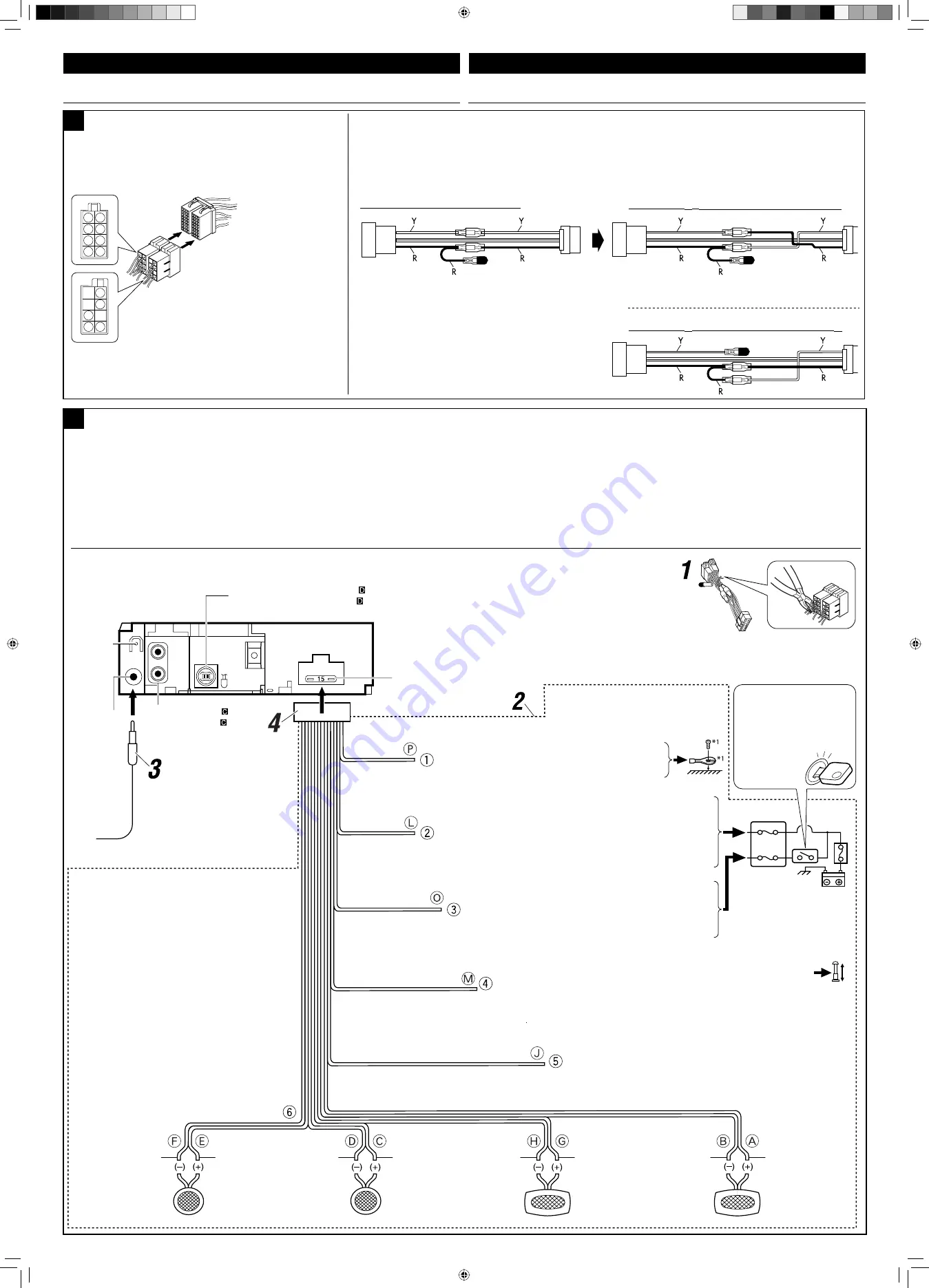 JVC KD-G427 Installation & Connection Manual Download Page 3