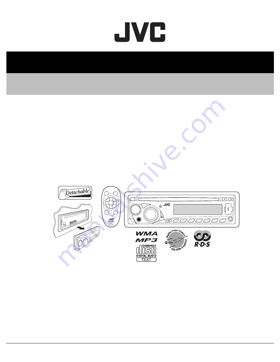 JVC KD-G442EX Service Manual Download Page 1