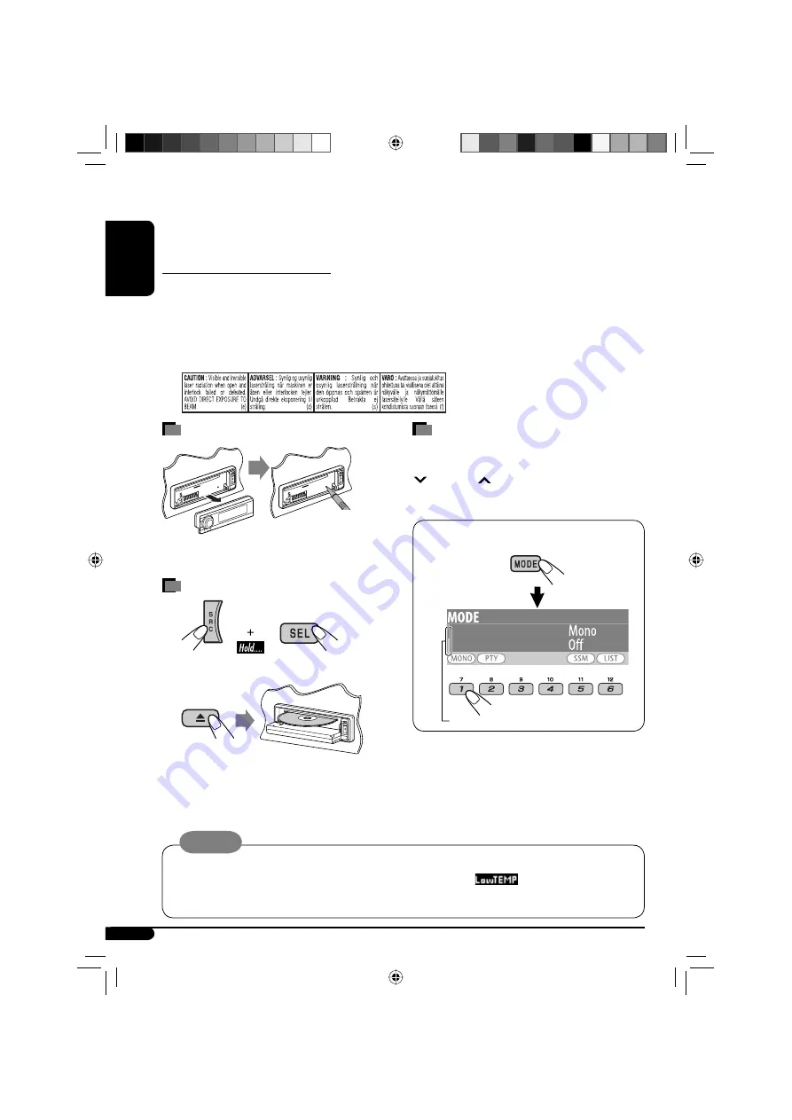 JVC KD-G821 Instructions Manual Download Page 2