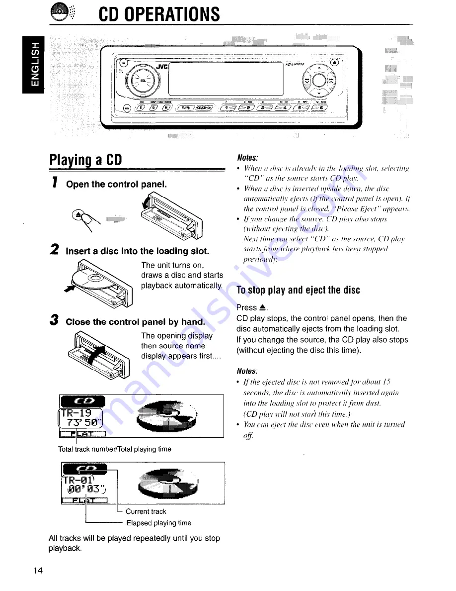 JVC KD-LH2000 Instructions Manual Download Page 14