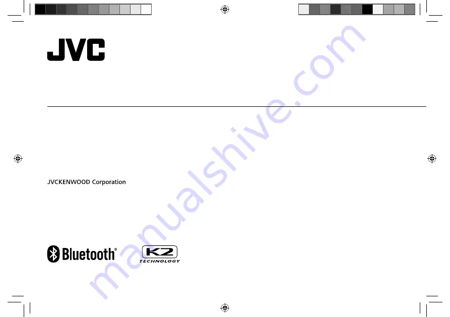 JVC KD-R771BTM Instruction Manual Download Page 1