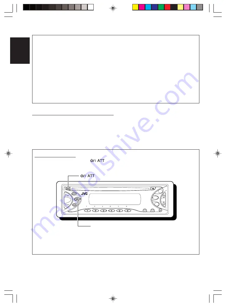 JVC KD-S5050 - In-Dash CD Player Instruction Manual Download Page 2