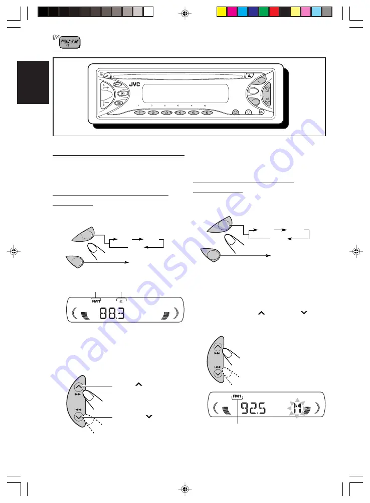 JVC KD-S5050 - In-Dash CD Player Instruction Manual Download Page 6