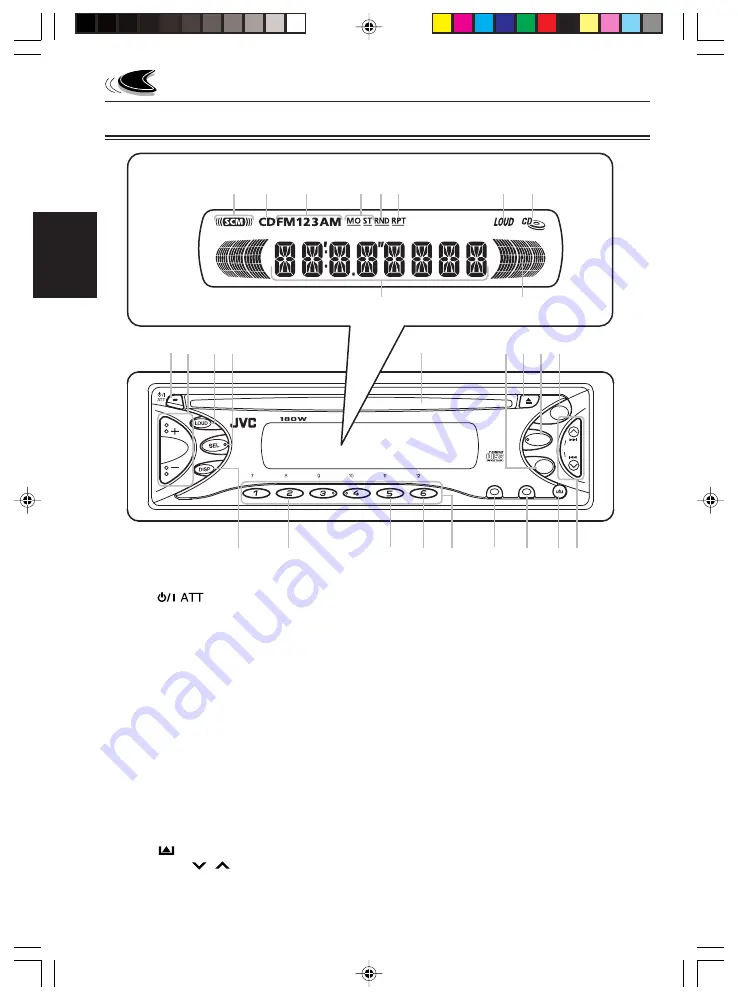 JVC KD-S5050 - In-Dash CD Player Instruction Manual Download Page 23