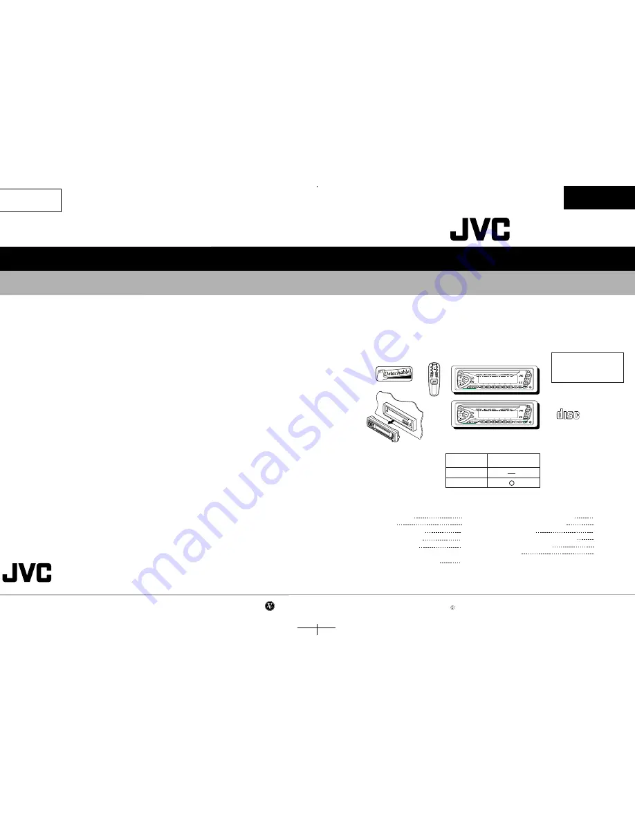 JVC KD-S550 Service Manual Download Page 1