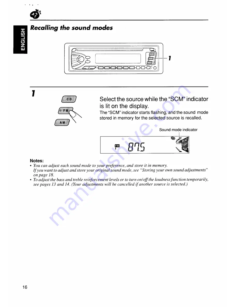 JVC KD-S575 Instructions Manual Download Page 16