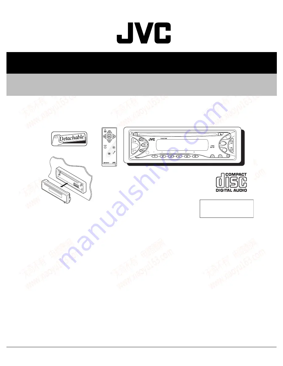 JVC KD-S597 Service Manual Download Page 1