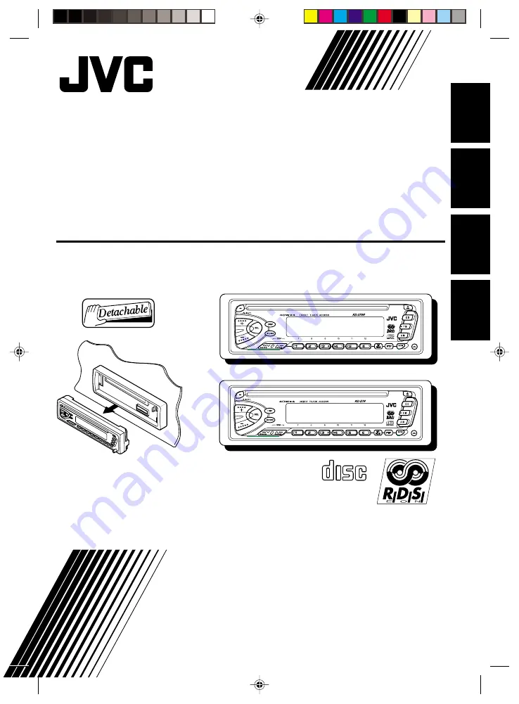 JVC KD-S70R Instructions Manual Download Page 1