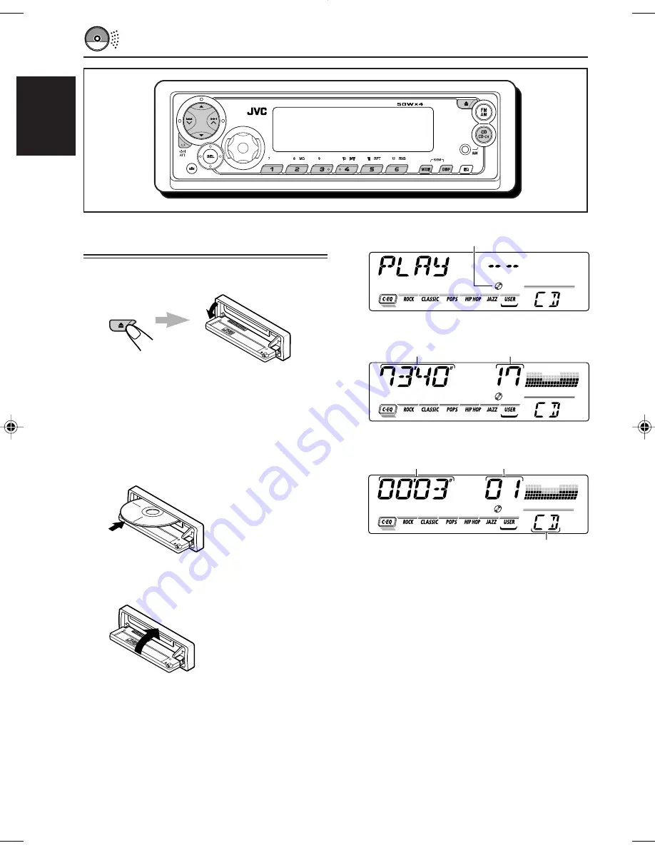 JVC KD-SX885 Скачать руководство пользователя страница 12