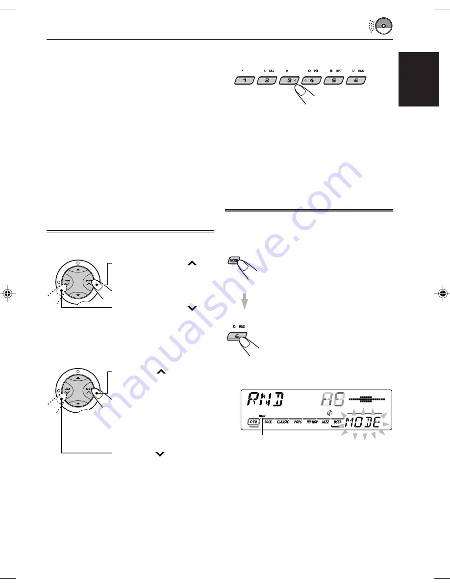 JVC KD-SX885 Instructions Manual Download Page 13