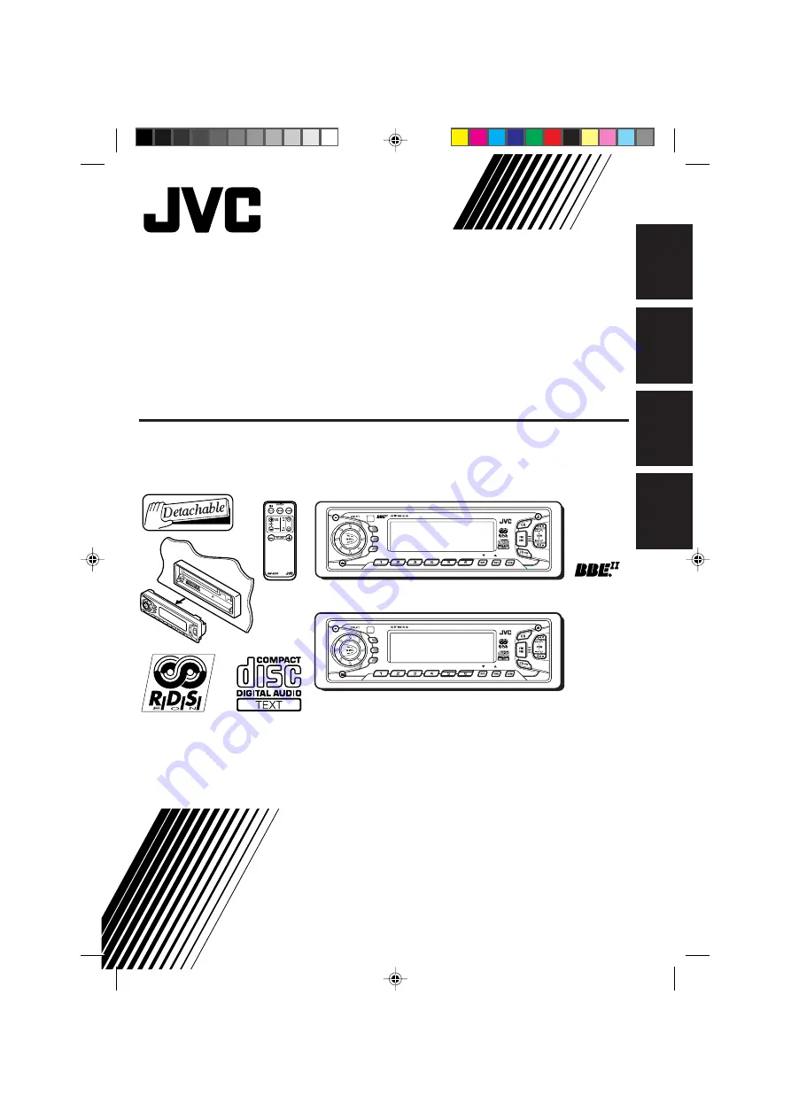 JVC KD-SX911R Instructions Manual Download Page 1