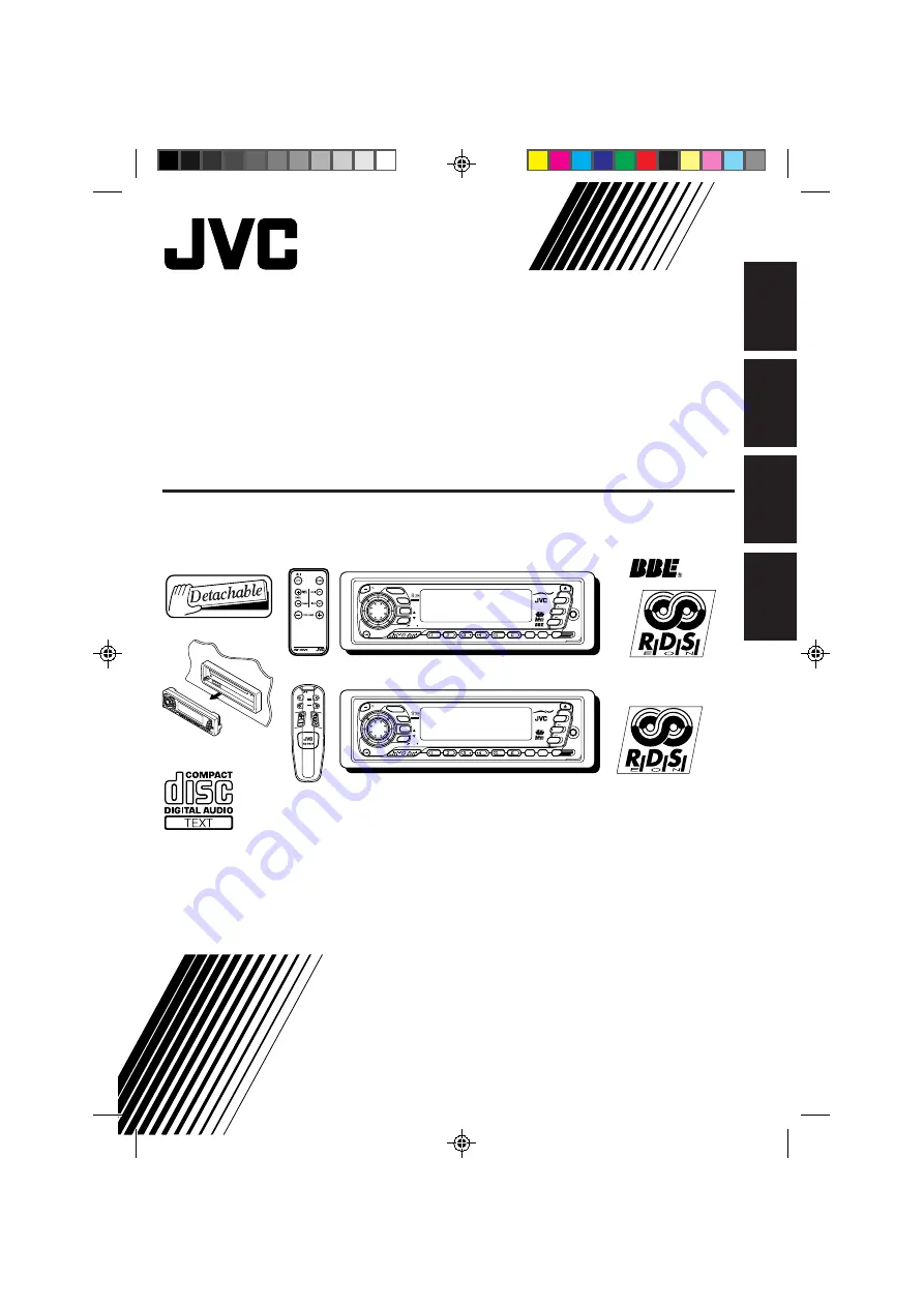 JVC KD-SX959R Instructions Manual Download Page 1