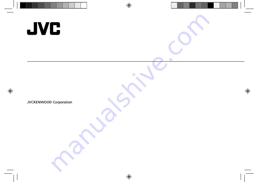 JVC KD-X120 Instruction Manual Download Page 1