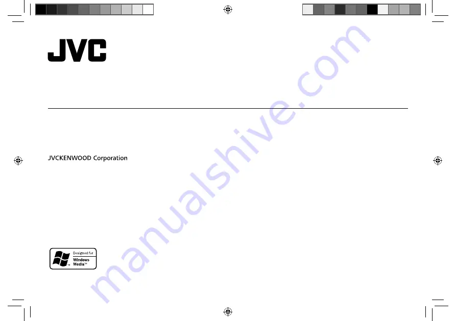 JVC KD-X161 Instruction Manual Download Page 1