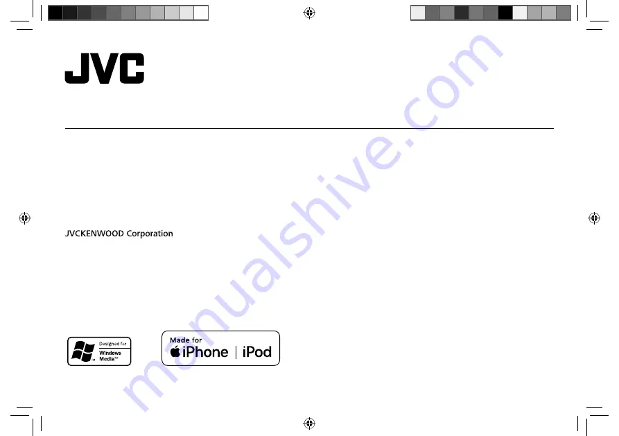 JVC KD-X162 Instruction Manual Download Page 1