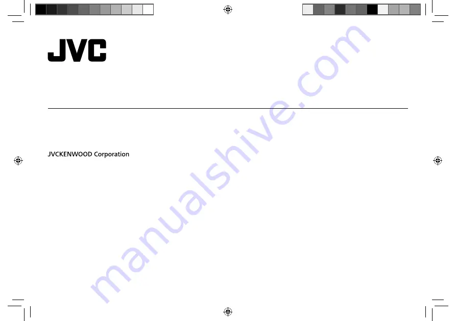 JVC KD-X172 Instruction Manual Download Page 1