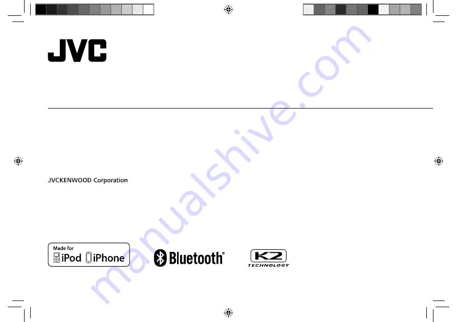 JVC KD-X330BT Instruction Manual Download Page 1