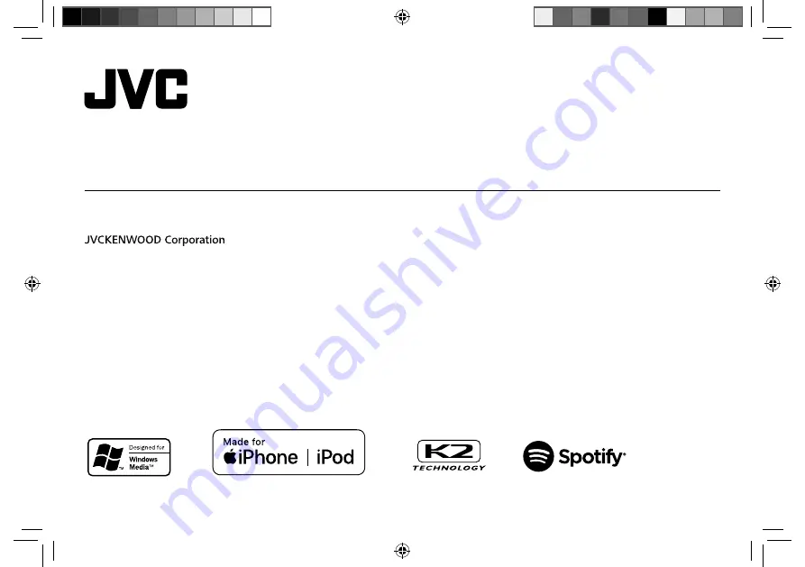 JVC KD-X355 Скачать руководство пользователя страница 1