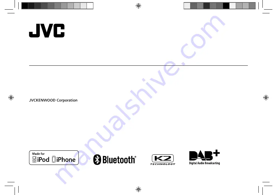 JVC KD-X441DBT Instruction Manual Download Page 1