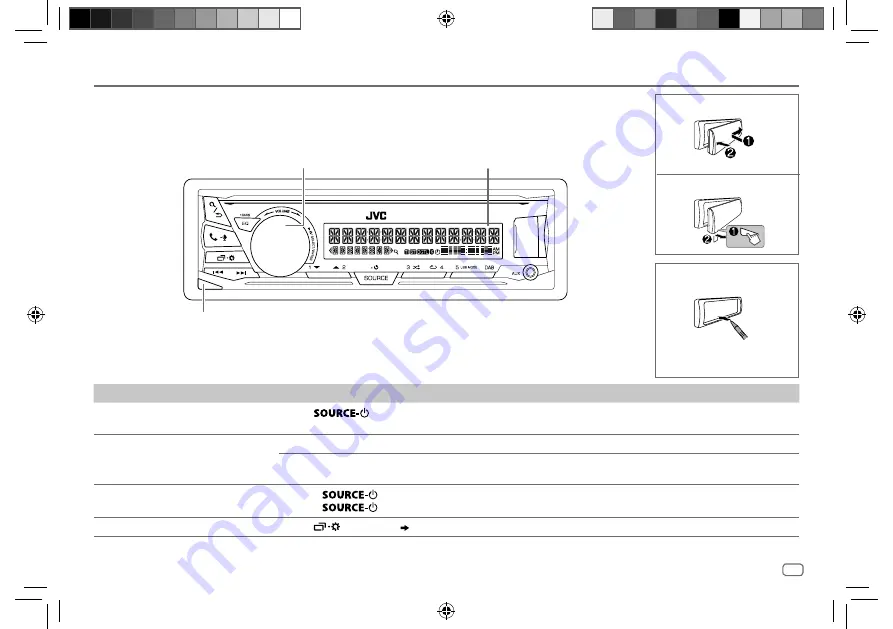 JVC KD-X441DBT Instruction Manual Download Page 5