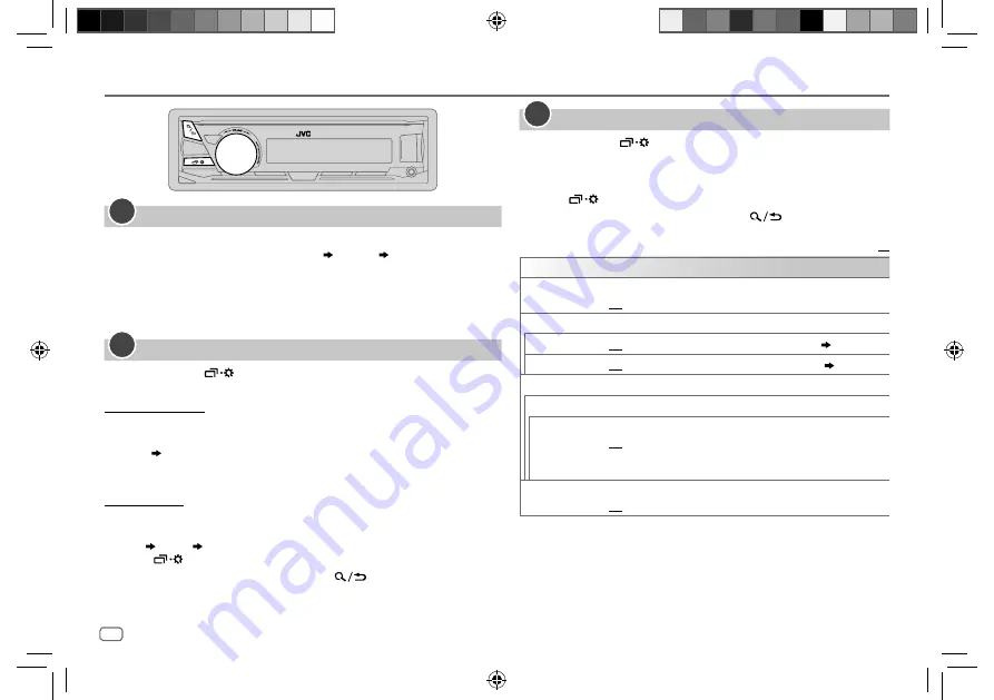 JVC KD-X441DBT Instruction Manual Download Page 6