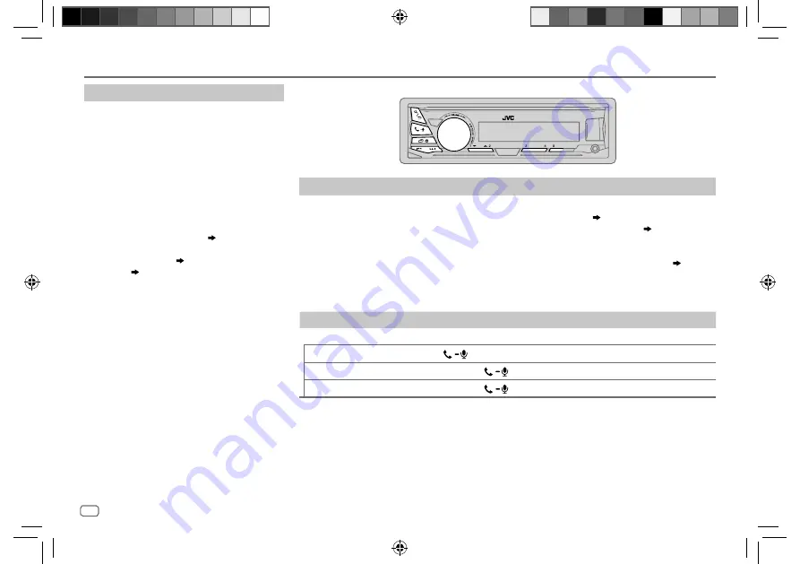 JVC KD-X441DBT Instruction Manual Download Page 14