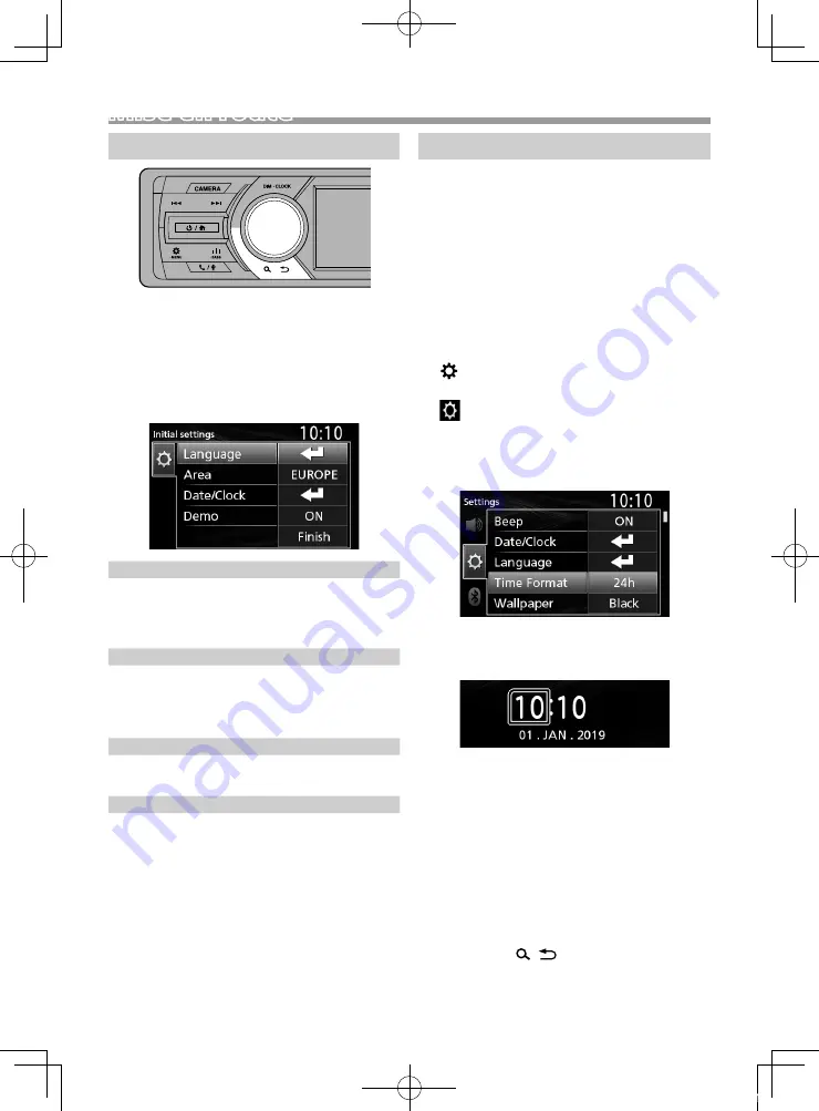 JVC KD-X560BT Quick Start Manual Download Page 17