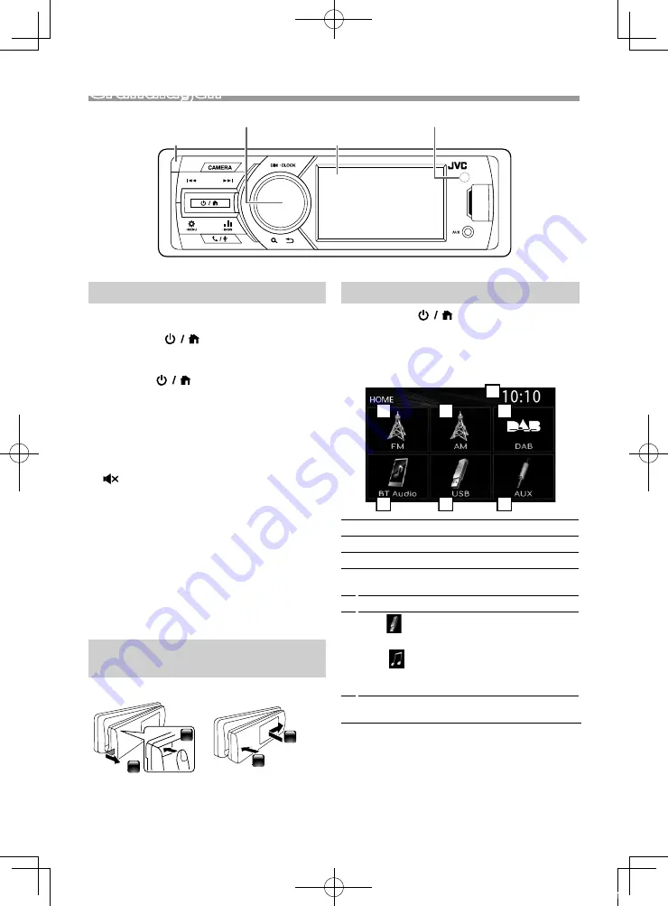 JVC KD-X560BT Quick Start Manual Download Page 32