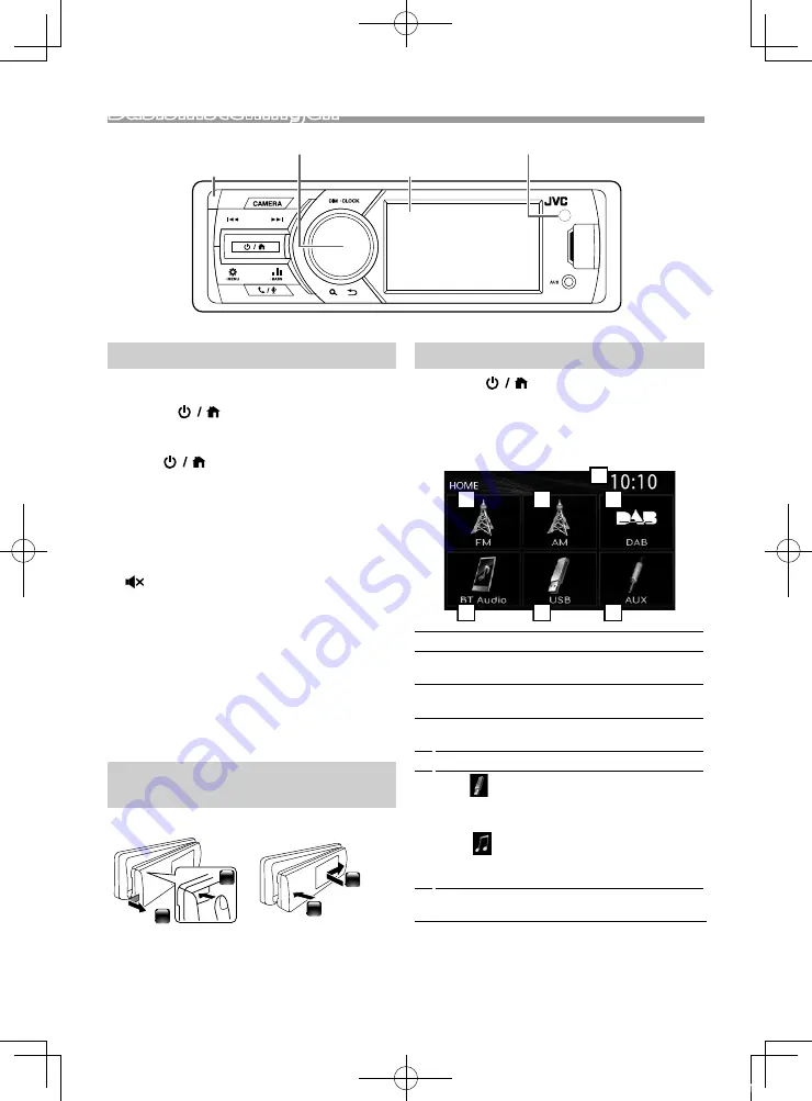 JVC KD-X560BT Quick Start Manual Download Page 46