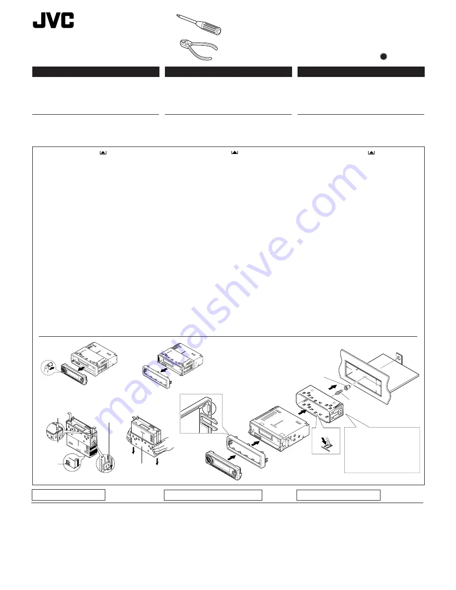 JVC KS-FX450J Installation & Connection Manual Download Page 1