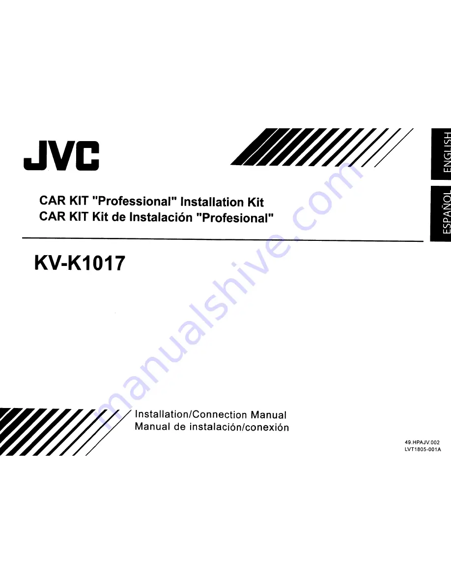 JVC KV-K1017 Скачать руководство пользователя страница 1