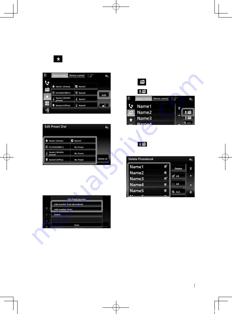 JVC KW-M740BT Instruction Manual Download Page 63