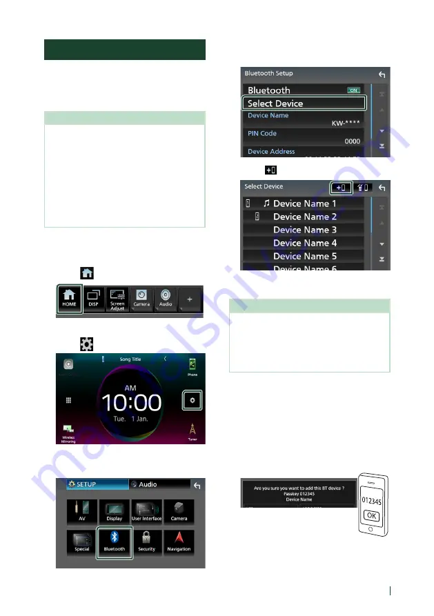 JVC KW-M950BW Instruction Manual Download Page 41