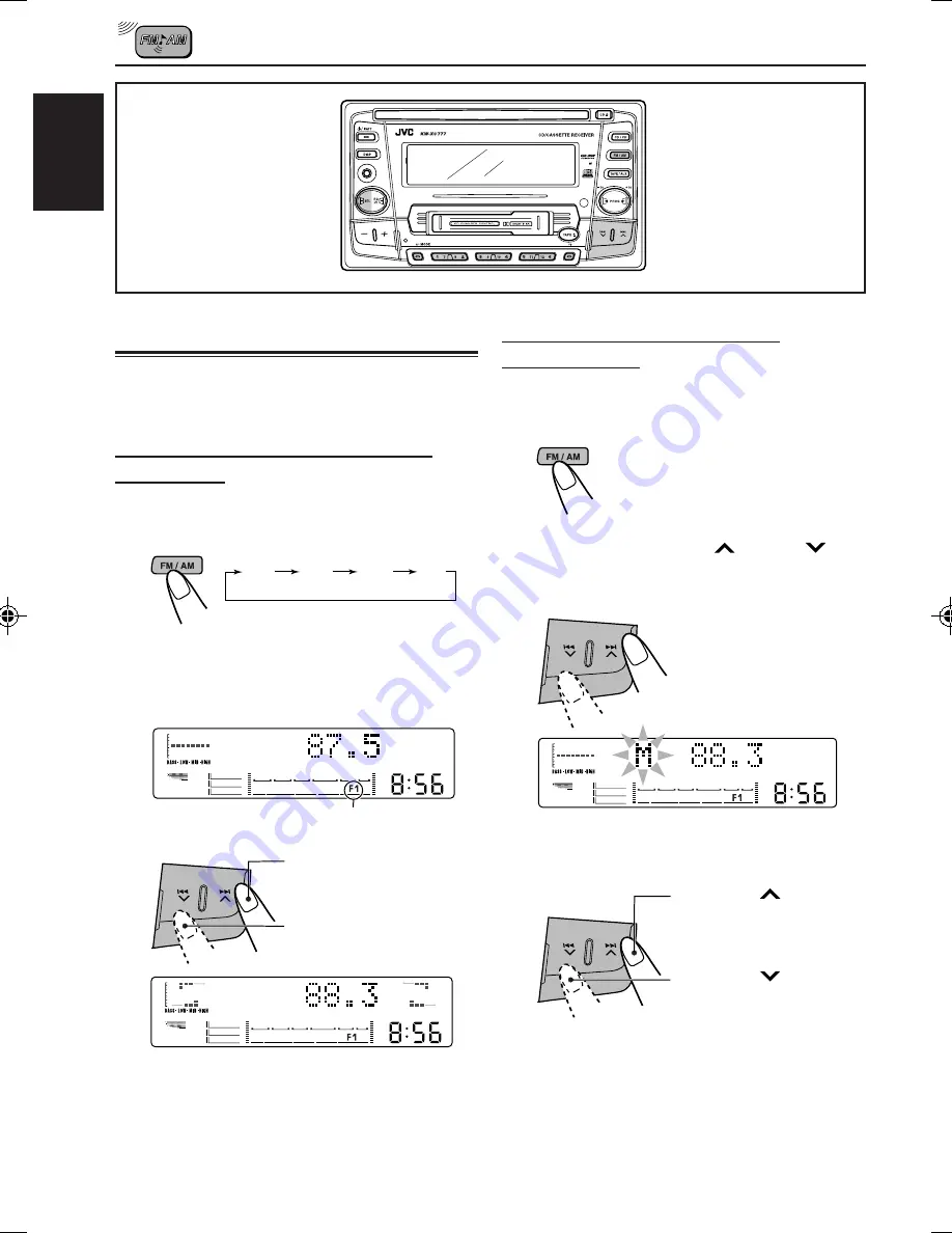 JVC KW-XC777 - Radio / CD Instructions Manual Download Page 8