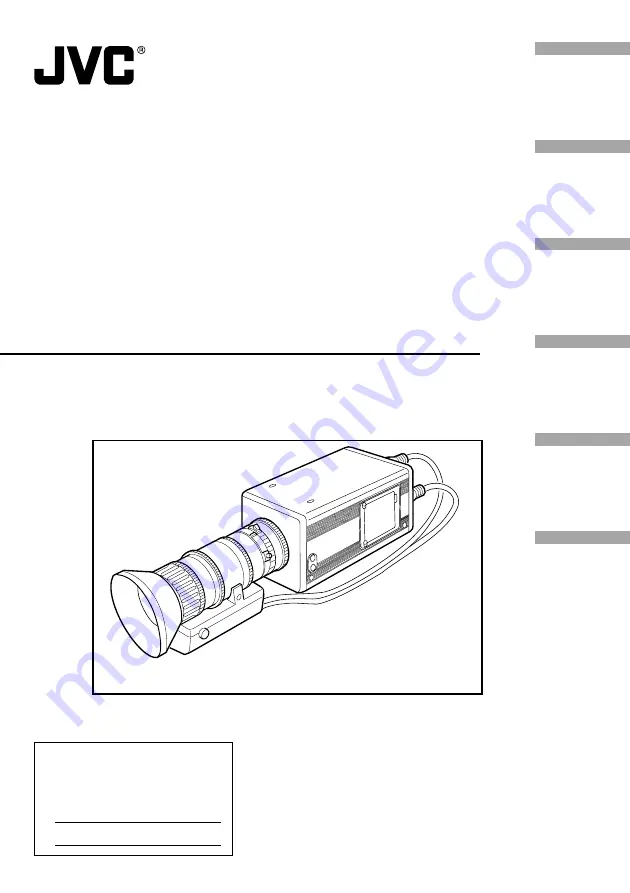 JVC KY-F1030 Instructions Manual Download Page 1