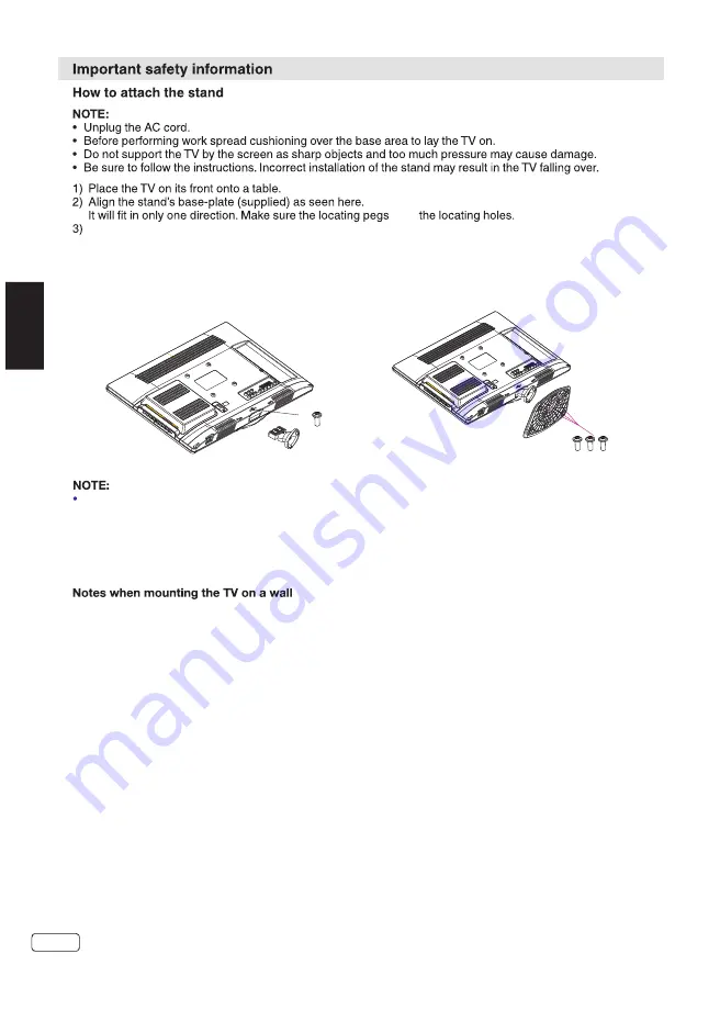 JVC LT-24HD7WU Operating Instructions Manual Download Page 4