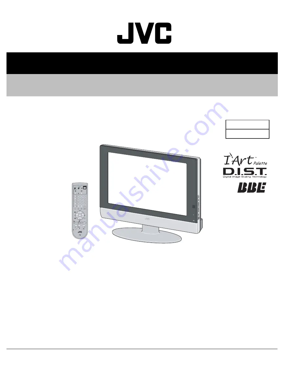 JVC LT-32WX84 Service Manual Download Page 1