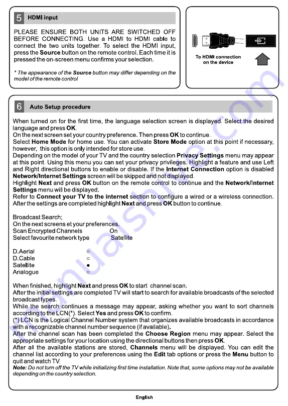 JVC LT-43VU6205 Quick Start Manual Download Page 4