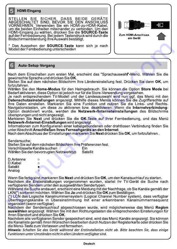 JVC LT-43VU6205 Quick Start Manual Download Page 28