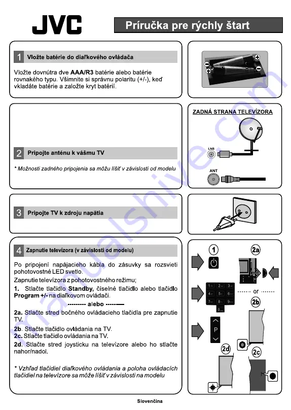 JVC LT-43VU6205 Quick Start Manual Download Page 46