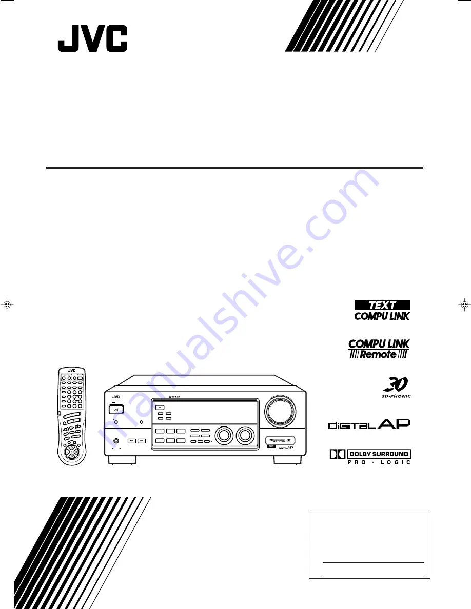 JVC LVT0014-001A Instructions Manual Download Page 1