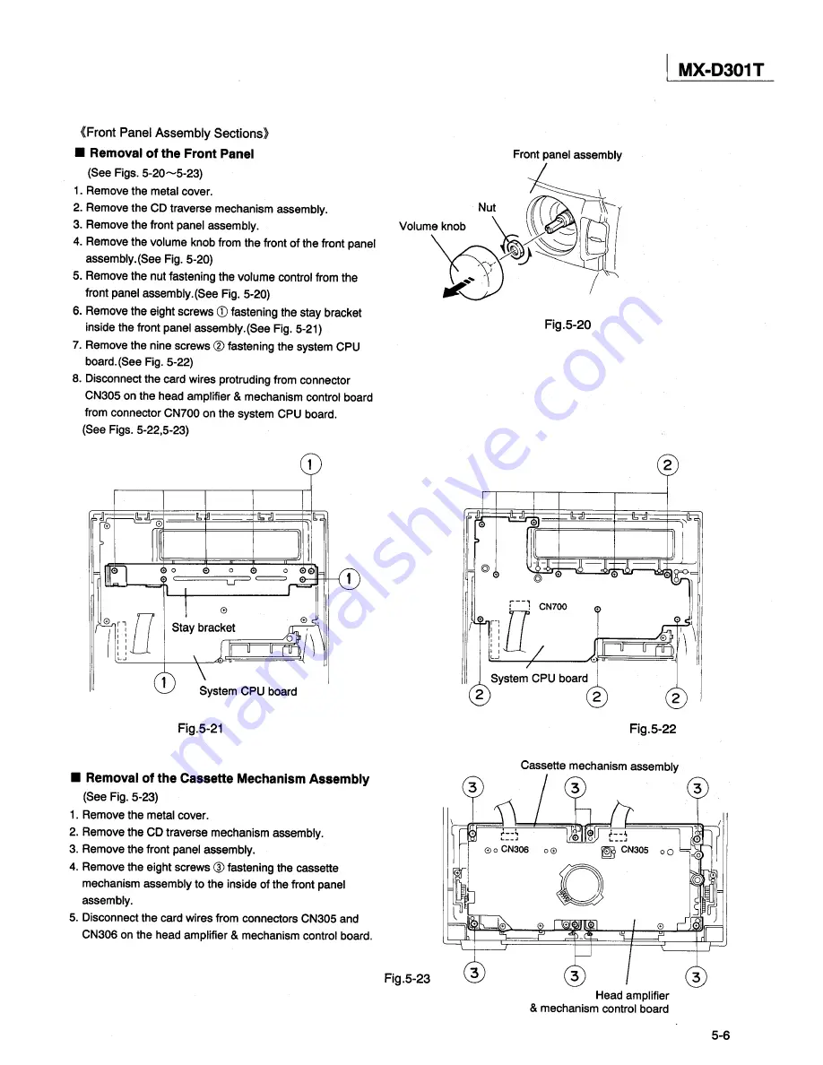 JVC MX-D301T Service Manual Download Page 13