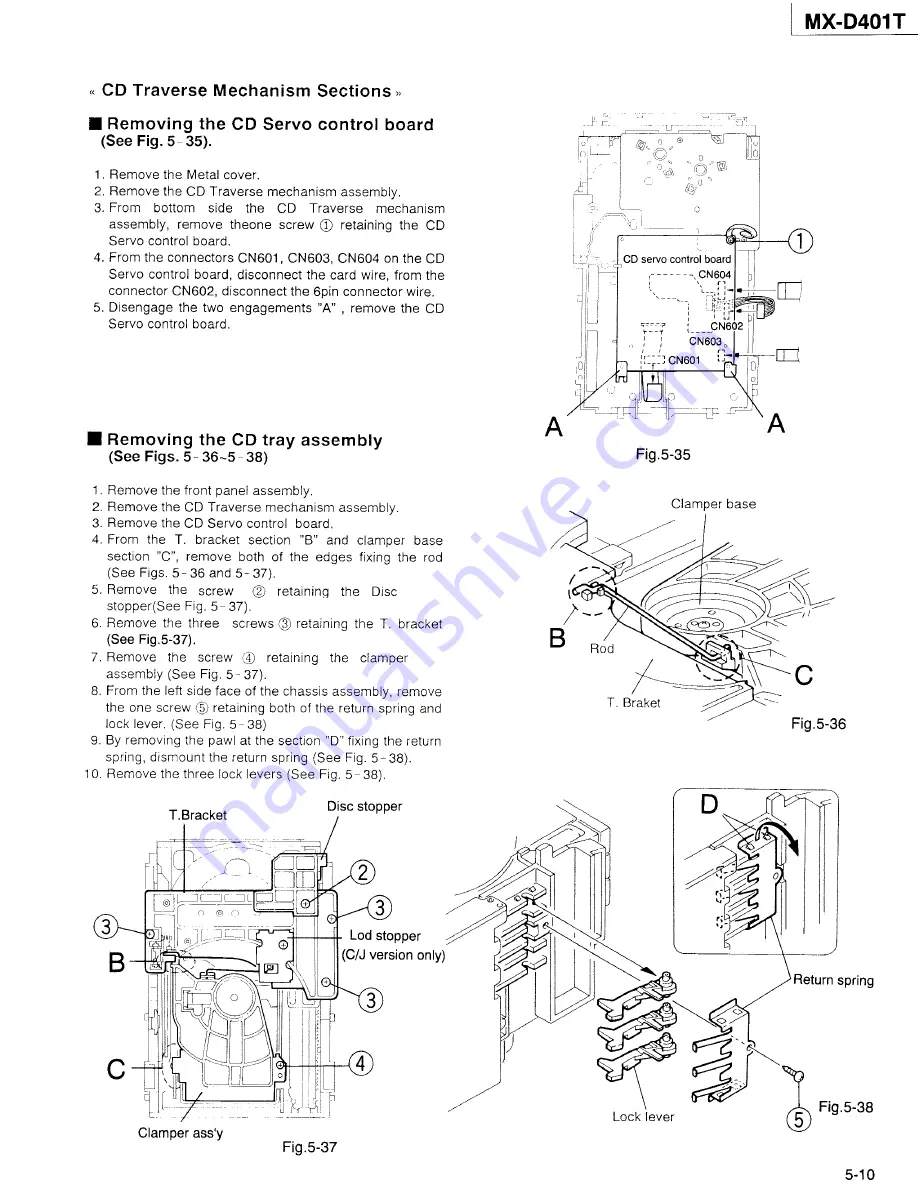 JVC MX-D401T Service Manual Download Page 33