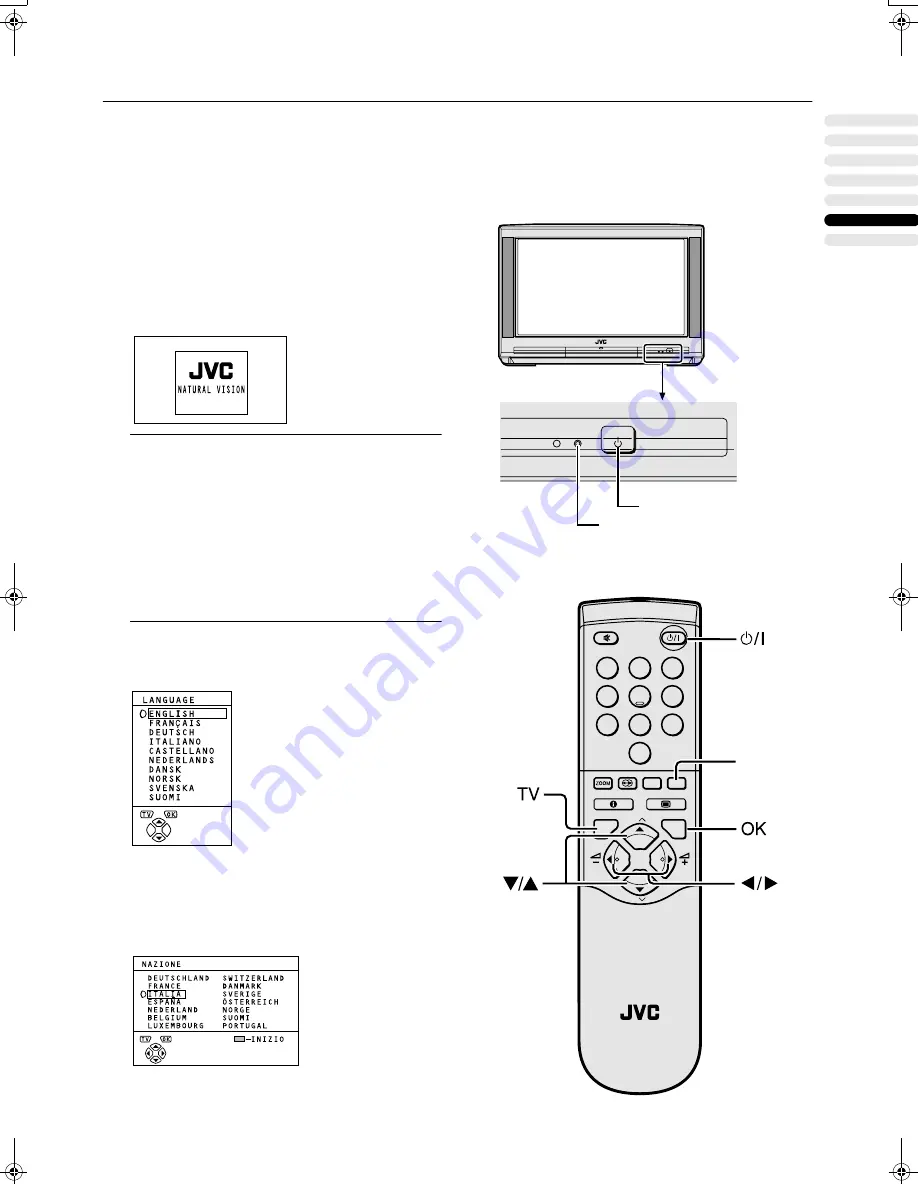 JVC Natural Vision T-V Link AV28CT1EP Скачать руководство пользователя страница 184