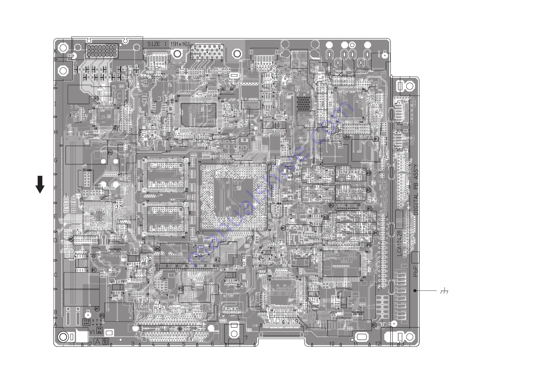 JVC PD-Z35DV4 Service Manual Download Page 207