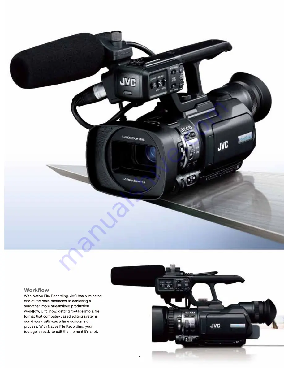 JVC ProHD GY-HM150E Specifications Download Page 2