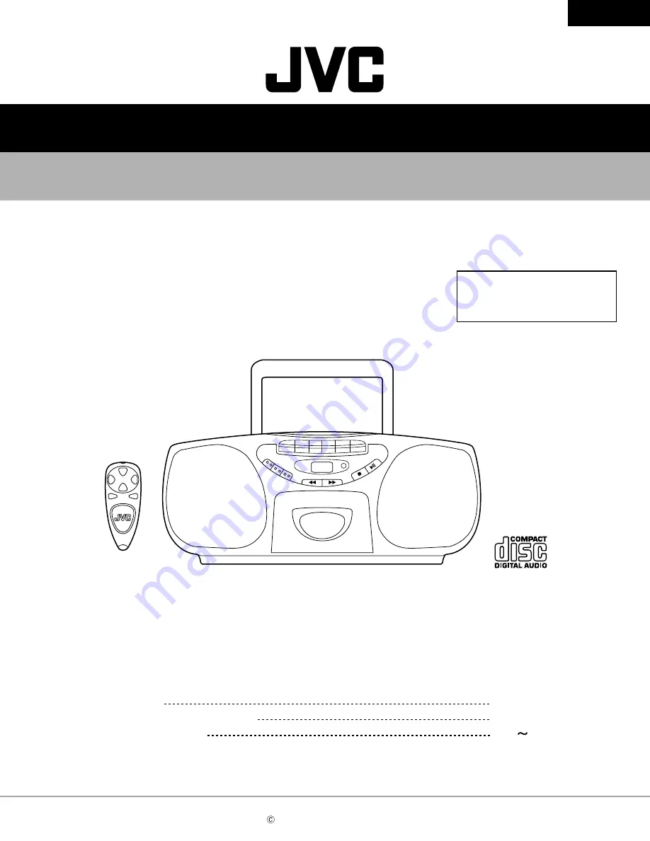 JVC RC-BX30 Schematic Diagrams Download Page 1